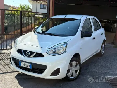 Usata Nissan Micra Tekna 80 CV (58 kW) 2014 Bianco Utilitaria