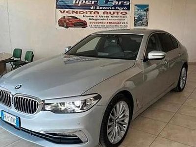 Usata BMW 520 Luxury Line 265 CV (194 kW) 2017 Argento Berlina