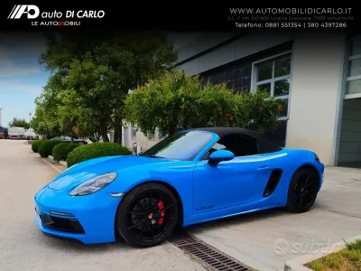 Usata Porsche 718 Boxster GTS 400 CV (294 kW) 2022 Blu Cabrio