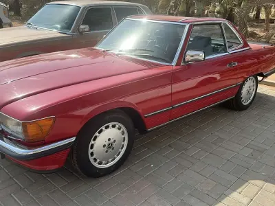Usata Mercedes SL500 245 CV (180 kW) 1987 Rosso Cabrio