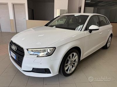Usata Audi A3 Sport 116 CV (85 kW) 2018 Bianco Berlina