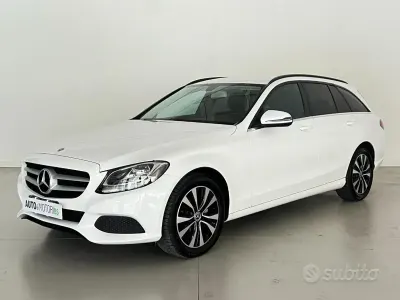 Usata Mercedes C180 116 CV (85 kW) 2016 Bianco Station wagon