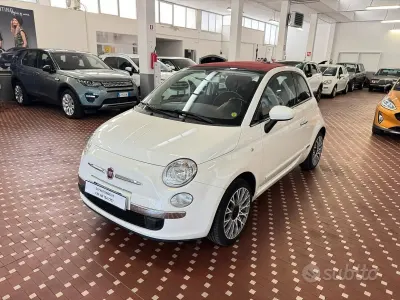 Usata Fiat 500C Lounge 69 CV (50 kW) 2015 Bianco Cabrio