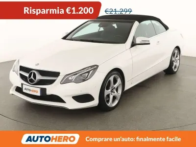 Usata Mercedes E220 170 CV (125 kW) 2015 Bianco Cabrio