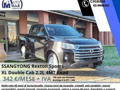 usata Ssangyong Rexton Sports XL Double Cab 2.2L 4MT Road + IVA 22%