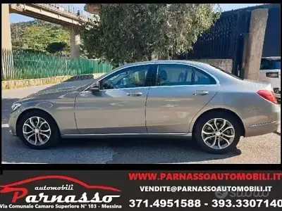 Usata Mercedes C220 Premium 170 CV (125 kW) 2014 Argento Berlina
