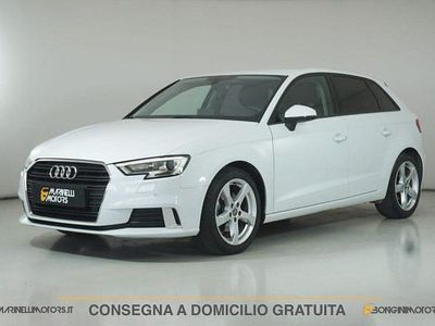 Usata Audi A3 Sport 116 CV (85 kW) 2018 Bianco Berlina