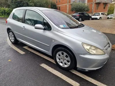 Brugt Peugeot 307 90 HK (66 kW) 2002 Sølv Sedan