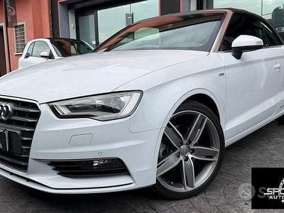 Usata Audi A3 Cabriolet Sport 190 CV (139 kW) 2016 Bianco Cabrio