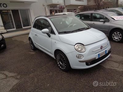 Usata Fiat 500 Lounge 69 CV (50 kW) 2009 Bianco Utilitaria