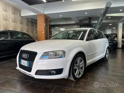 Usata Audi A3 Ambition 160 CV (117 kW) 2009 Bianco Utilitaria