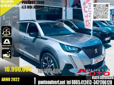 Usata Peugeot 2008 Allure 110 CV (80 kW) 2022 Grigio SUV