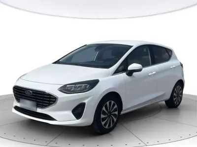 Second-hand Ford Fiesta Titanium 125 CP (91 kW) 2022 Alb Hatchback