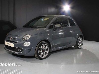 Usata Fiat 500C Sport 69 CV (50 kW) 2021 Grigio Cabrio