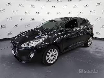 Usata Ford Fiesta Titanium 86 CV (63 kW) 2018 Nero Utilitaria