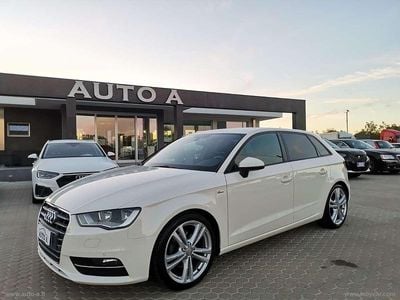 Usata Audi A3 S-Line 150 CV (110 kW) 2014 Bianco Berlina