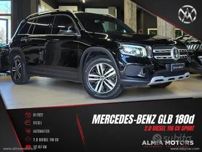 Usata Mercedes GLB180 Business 116 CV (85 kW) 2022 Nero SUV