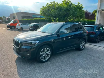 Usata BMW X1 Sport Line 190 CV (139 kW) 2021 Nero SUV