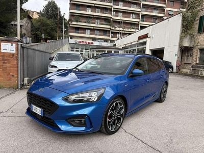 Usata Ford Focus ST-Line 120 CV (88 kW) 2019 Blu/azzurro Station wagon