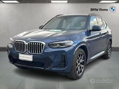 Usata BMW X3 M Sport 190 CV (139 kW) 2022 Phytonic blue SUV