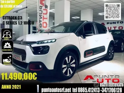 Gebraucht Citroën C3 Shine 83 PS (61 kW) 2021 Weiß Kleinwagen