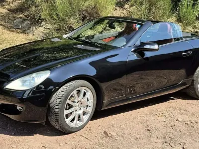 Usata Mercedes SLK350 272 CV (200 kW) 2004 Nero Cabrio