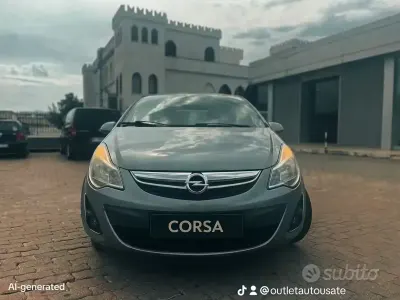 Usata Opel Corsa 86 CV (63 kW) 2012 Grigio Utilitaria