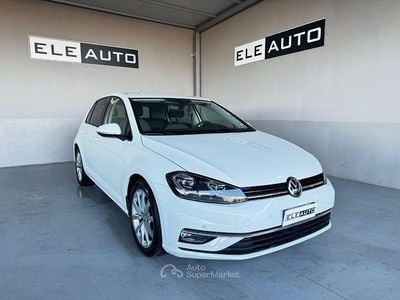 Usata VW Golf VII Sport 116 CV (85 kW) 2018 Bianco Berlina