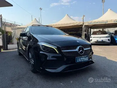 Usata Mercedes A180 Premium 109 CV (80 kW) 2016 Nero Utilitaria