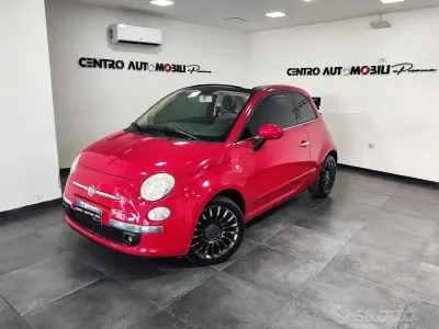 Usata Fiat 500 75 CV (55 kW) 2010 Rosso Cabrio
