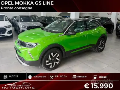 Usata Opel Mokka GS Line 110 CV (80 kW) 2022 Verde SUV