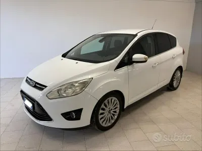 Usata Ford C-MAX Titanium 116 CV (85 kW) 2012 Bianco Monovolume
