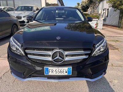 Usata Mercedes C250 Premium 204 CV (150 kW) 2018 Nero Berlina