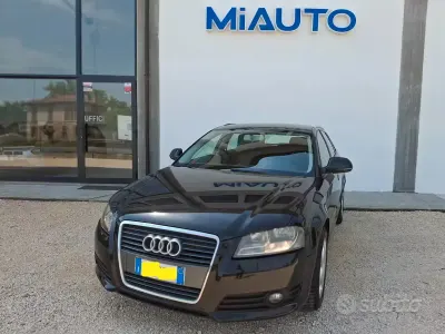 Usata Audi A3 Ambition 90 CV (66 kW) 2010 Nero Utilitaria
