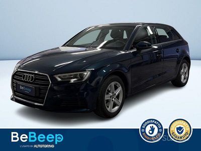 Usata Audi A3 Business 150 CV (110 kW) 2016 Blu metallizzato Berlina