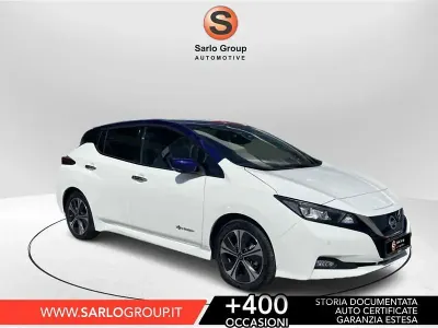 Usata Nissan Leaf Acenta 89 kW (122 CV) 2020 Bianco Utilitaria