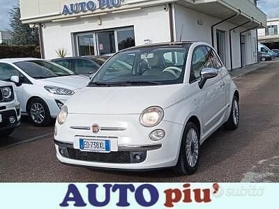 Usata Fiat 500 Lounge 75 CV (55 kW) 2011 Bianco Berlina