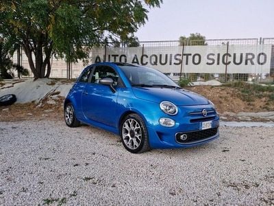 Usata Fiat 500 Sport 70 CV (51 kW) 2021 Blu Berlina