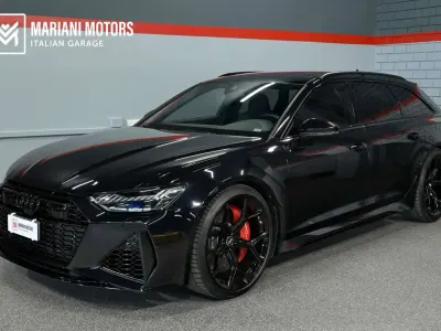 Usata Audi RS6 Ambiente 600 CV (441 kW) 2021 Nero sebring effetto cristallo Station wagon