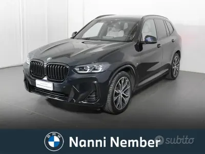 Usata BMW X3 M Sport 190 CV (139 kW) 2022 Nero SUV