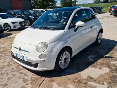 Usata Fiat 500 Lounge 69 CV (50 kW) 2011 Bianco Berlina
