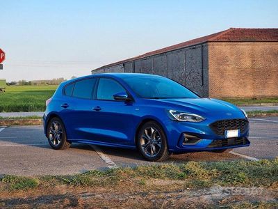 Usata Ford Focus ST-Line 120 CV (88 kW) 2019 Blu Berlina