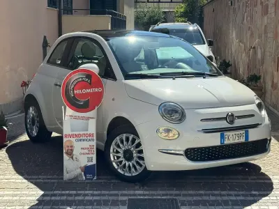 Usata Fiat 500 Lounge 69 CV (50 kW) 2017 Bianco Utilitaria
