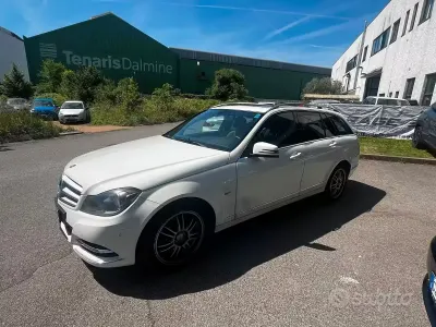 Usata Mercedes C250 Avantgarde 204 CV (150 kW) 2012 Bianco Station wagon