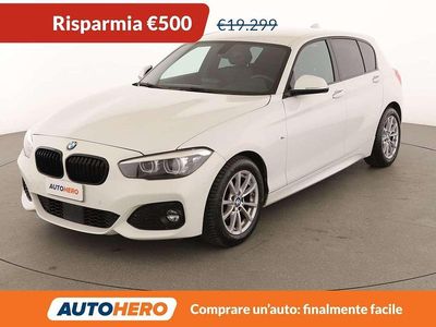 Usata BMW 116 M Sport 116 CV (85 kW) 2019 Bianco Utilitaria