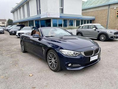 Usata BMW 420 Luxury Line 190 CV (139 kW) 2016 Blu/azzurro Cabrio