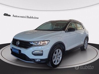 Usata VW T-Roc Style 150 CV (110 kW) 2019 Bianco/tetto nero SUV