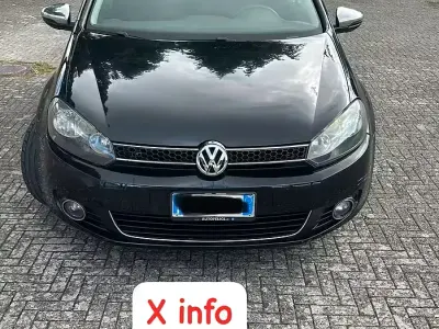 Usata VW Golf 102 CV (75 kW) 2010 Nero Monovolume