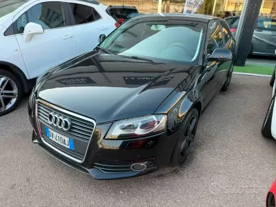 Usata Audi A3 Ambition 105 CV (77 kW) 2009 Nero Utilitaria
