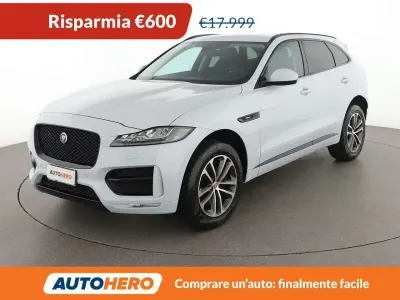 Usata Jaguar F-Pace R-Sport 241 CV (177 kW) 2017 Bianco SUV